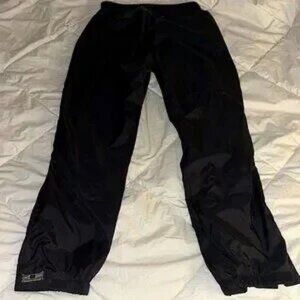 Layered London fog black Ski Pants Breathable Medium Bag up snowboard pants snow